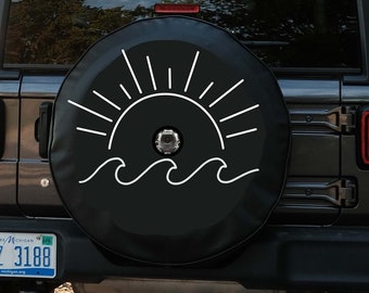 Living The Dream jeep tire cover 