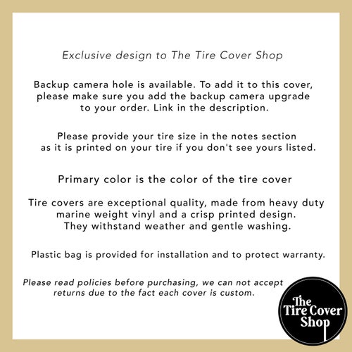 Daisy Tire Cover Compatible With Jeep, Floral Spare Tire Cover main image 2