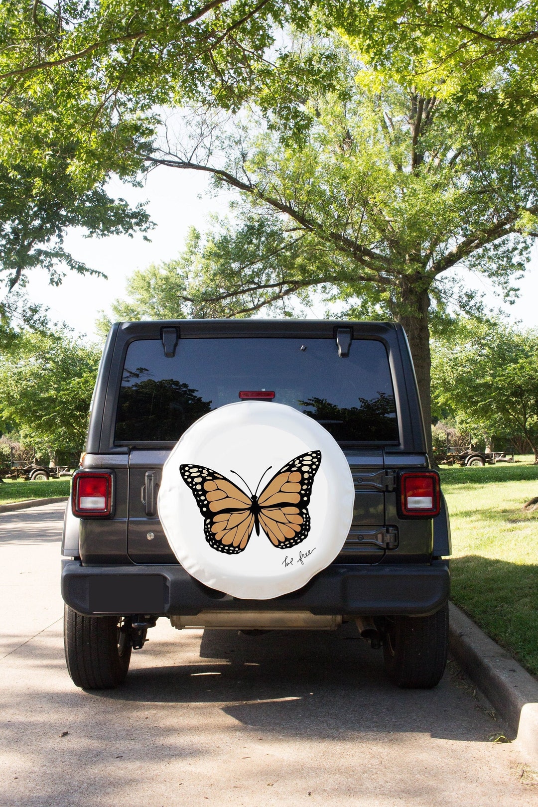 Butterfly Tire Cover Compatible With Jeep Bronco RV Etsy