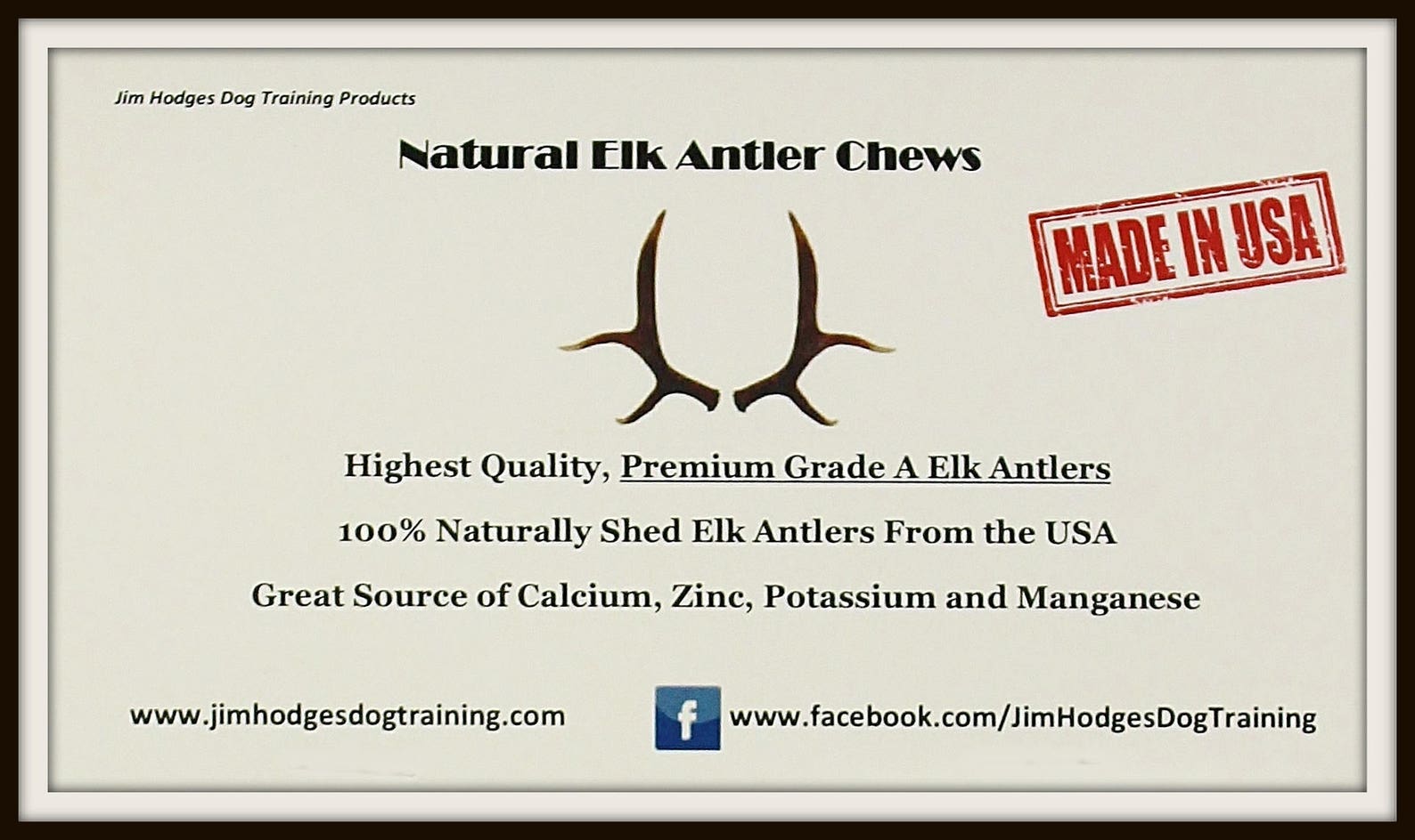 elk antlers for puppies