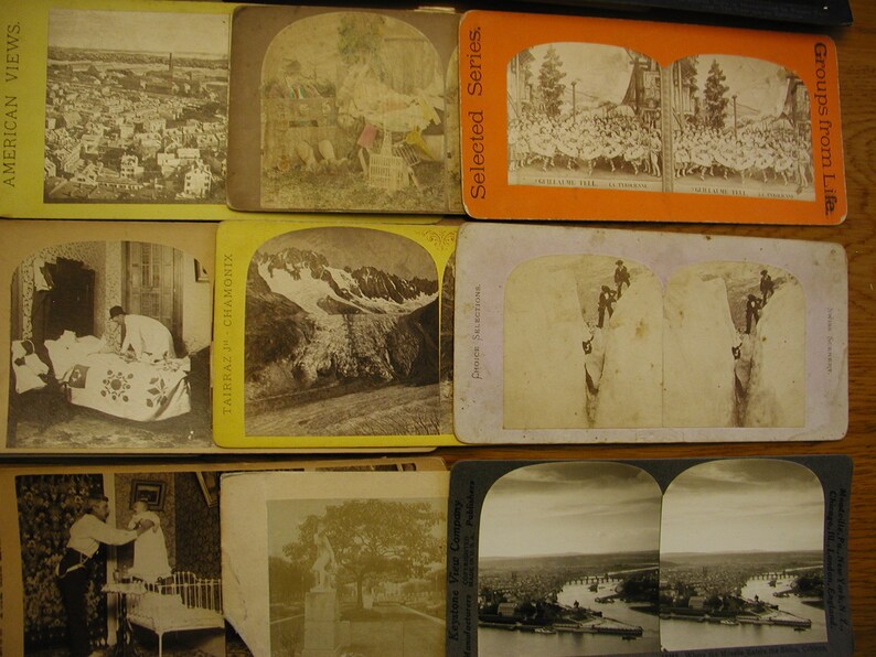 Lot of 31 Stereoview Photos, Good Variety image 6