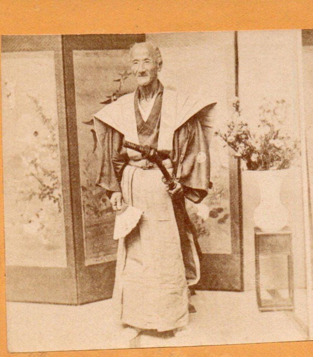 A Former Samurai in Japan. Stereoview Photo - Etsy