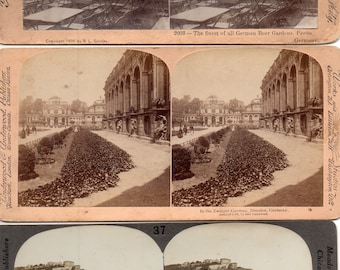 Germany Lot of (3) Stereoview Photos