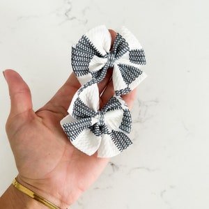 LV Inspired Hair Bow