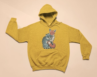 Der Fuchs und der Waschbär Hoodie