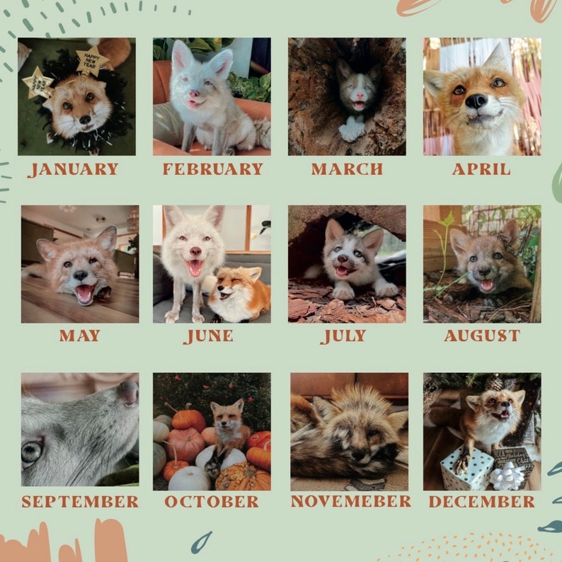 The Happiest 2024 Calendars The Happiest Fox