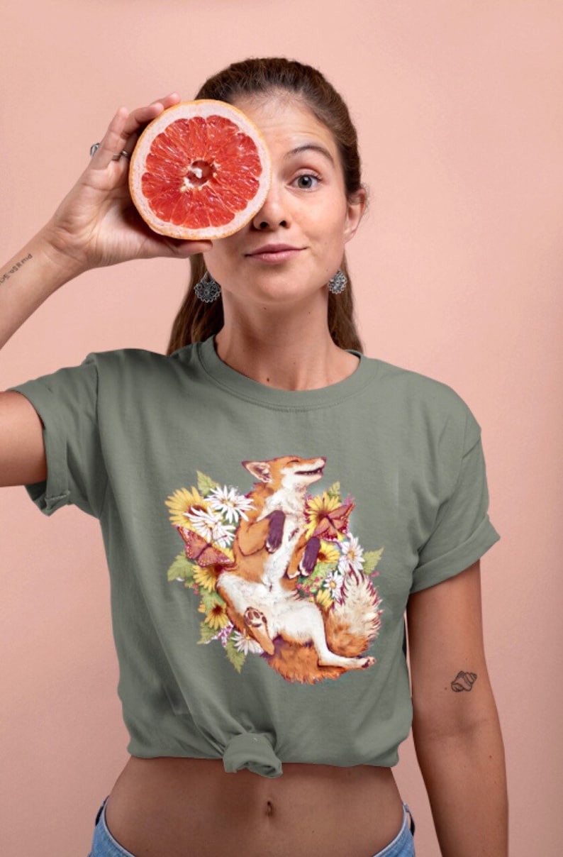 Floral Fox T-Shirt image 2