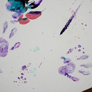 Raccoon Finger Paintings image 6