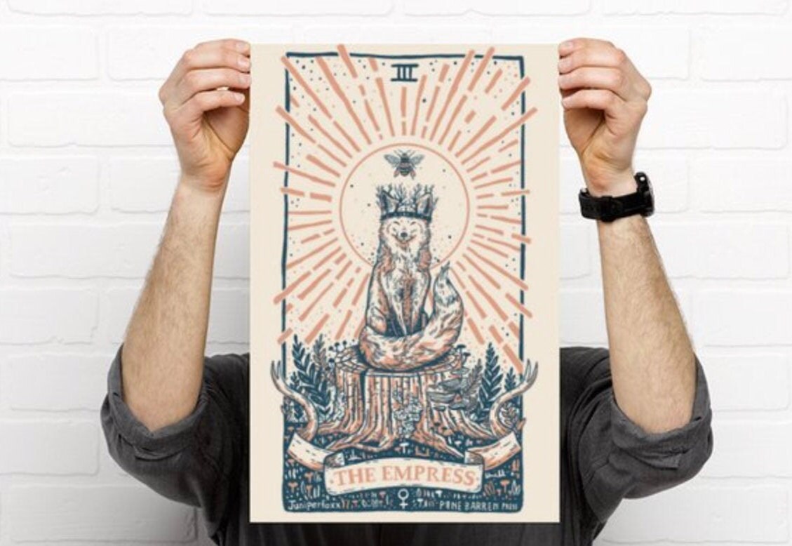 Juniper Empress Tarot Card Print