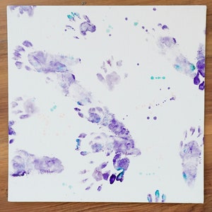 Raccoon Finger Paintings image 3