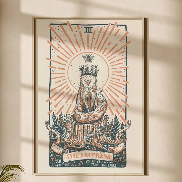 Juniper Empress Tarotkorttryck