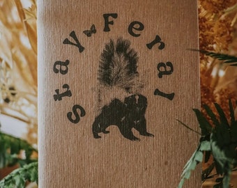 Stay Feral Pocket Notebook