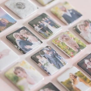 Custom Photo Magnets 2x2&quot; | Personalized Photo Gifts | Small Custom Fridge or locker Magnets |