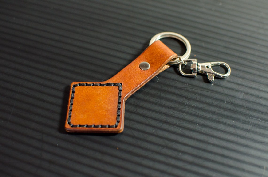 PDF Diamond Shaped Leather Keychain Template - Etsy