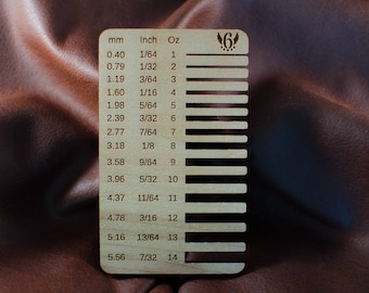 Leather Thickness Gauge - Etsy