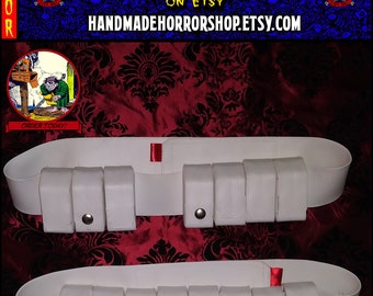 White Vinyl ESB ROTJ Boba Fett Ammo Belt - Paint It Yourself - Mandalorian 501st Super Trooper Prototype