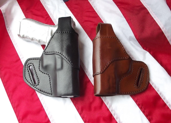 J/&J CUSTOM FIT FNX-45 IWB INSIDE WAISTBAND FORMED PREMIUM LEATHER CARRY HOLSTER