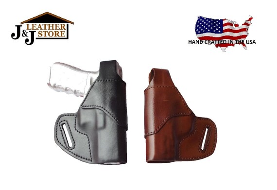 J/&J S/&W GOVERNOR REVOLVER OWB BELT CARRY PREMIUM LEATHER HOLSTER W// THUMB BREAK