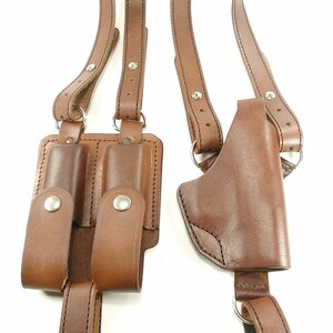 J&J REMINGTON RP9 RP45 VERTICAL PREMIUM LEATHER SHOULDER RIG HOLSTER J&J REMINGTON RP9 RP45 VERTICAL PREMIUM LEATHER SHOULDER RIG HOLSTER