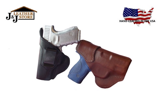 J/&J CUSTOM FIT FNX-45 IWB INSIDE WAISTBAND FORMED PREMIUM LEATHER CARRY HOLSTER