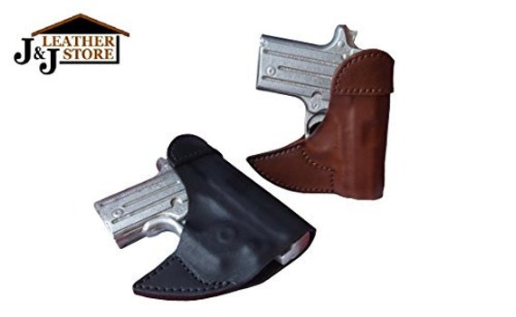 J/&J KELTEC P32 CUSTOM FORMED FRONT POCKET PREMIUM NATURAL LEATHER HOLSTER
