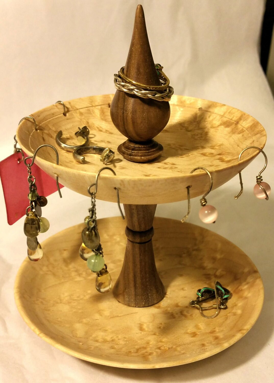 Dresser top Jewelry display Made with Birdseye maple and Etsy