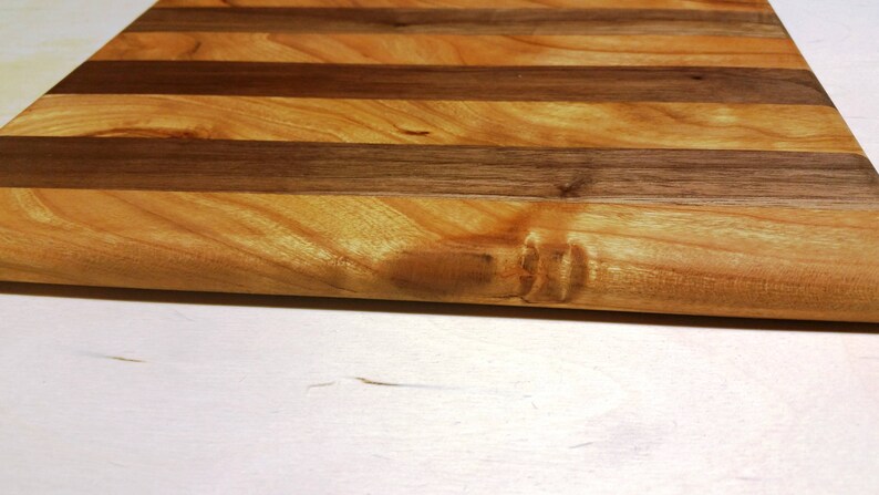 Cherry and Walnut Cutting Board. | Etsy