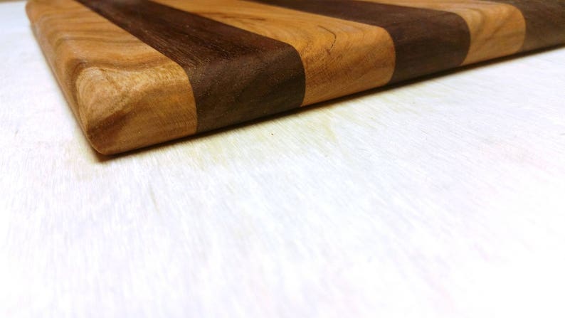 Cherry and Walnut Cutting Board. | Etsy