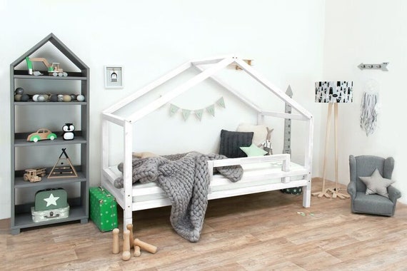 Cottage Children House Bed Sidy Feets 20 Cm Sidewall Etsy