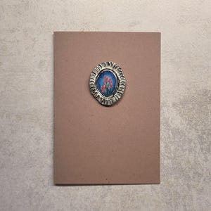 Cartes faites à la main avec des peintures florales miniatures 3D encadrées (peintes à la main)
