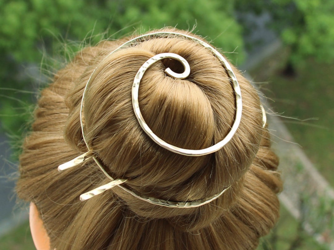 Hair Bun Cage With Hair Fork Hair Accessories for Women Gift - Etsy Hair Bun Cage With Hair Fork Hair Accessories for Women Gift - Etsy