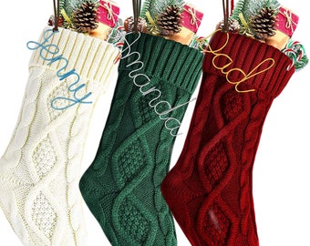 Personalized stocking name tags, personalized name tag for christmas stocking, name tags for stockings, customized christmas stocking