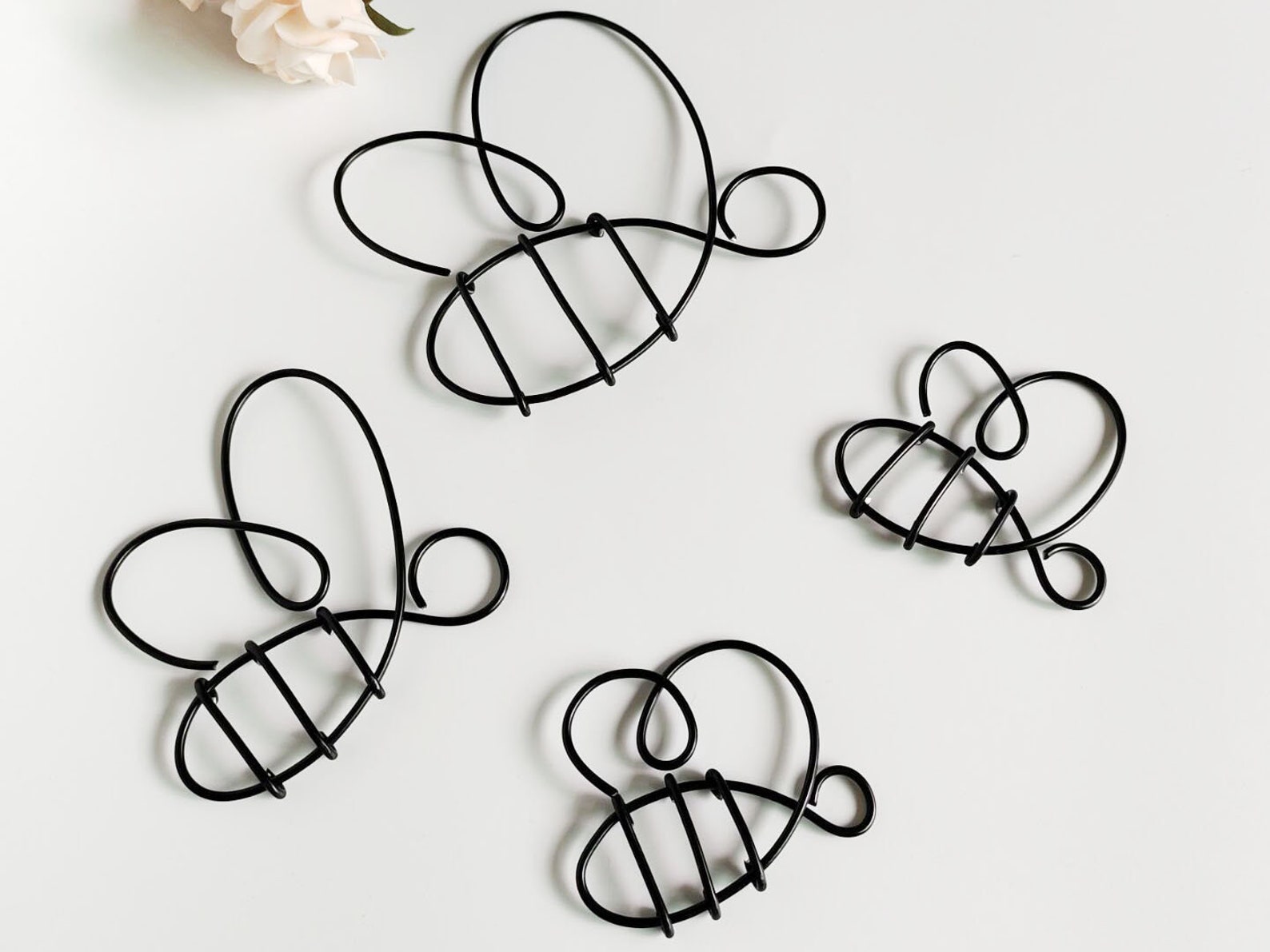 Wire Bee Wall Art Bumble Bee Wall Art Housewarming Wall Etsy