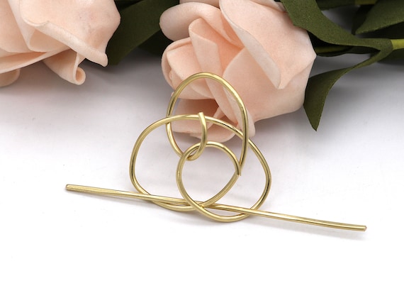Tiny Hair Clip for Fine or Thin Hair, Rose Hair Clip, Flower Hair
