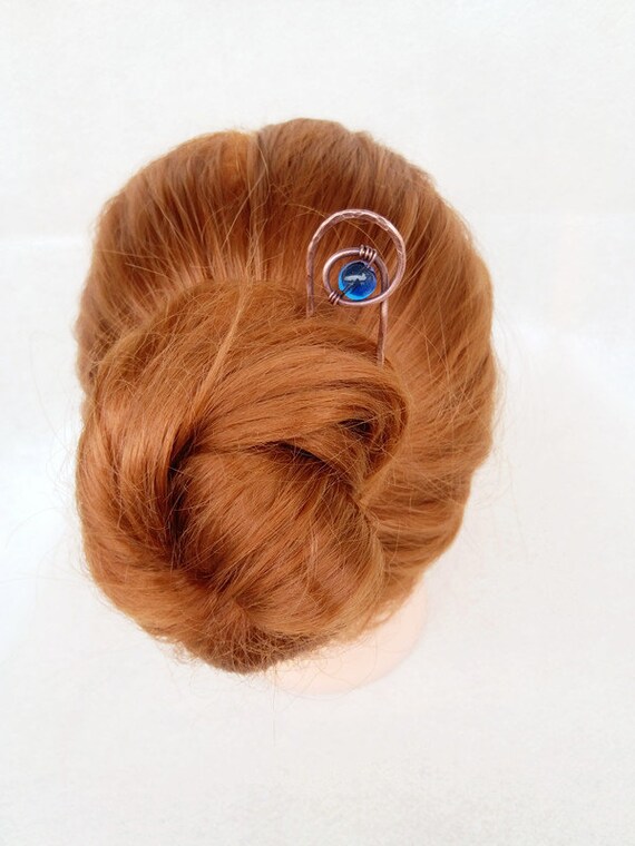 30 Off Copper Hair Fork Hair Bun Holder Bun Pin Hair Stick Etsy