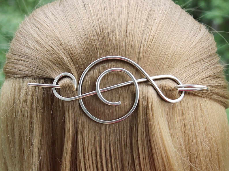 Metal Hair Clips Hair Stick Music Note Hair Slide Hair Pin Etsy