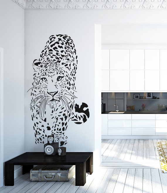 Silhouette Leopard  Svg Dxf Eps Png Cut File