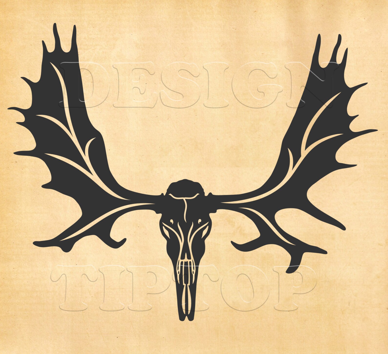 Crâne d’orignal SVG crâne de wapiti crâne animal tête | Etsy