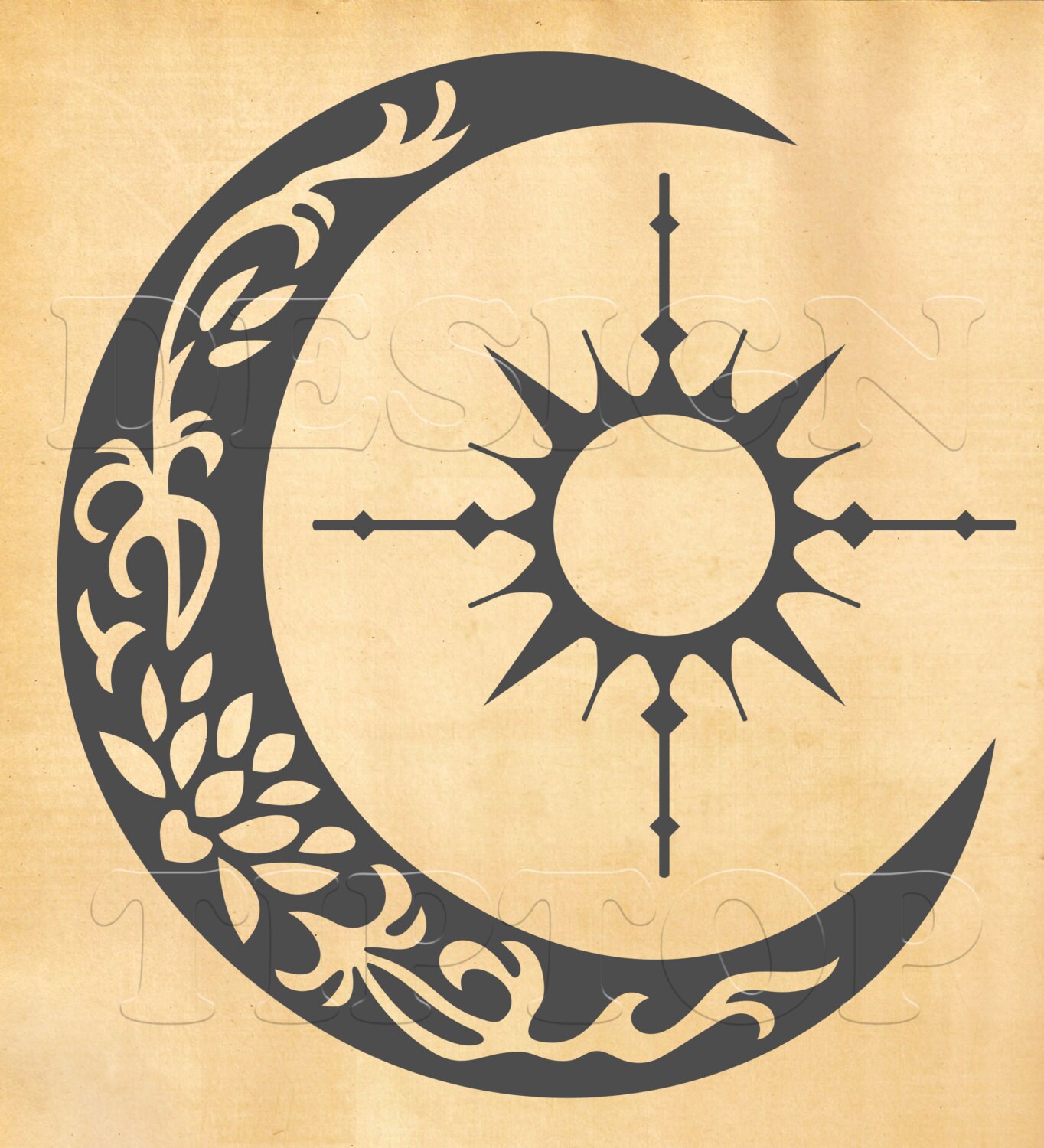 Sun Compass Crescent Moon Svg Dxf Png Eps Cdr Etsy Sun Compass Crescent Moon Svg Dxf Png Eps Cdr Etsy