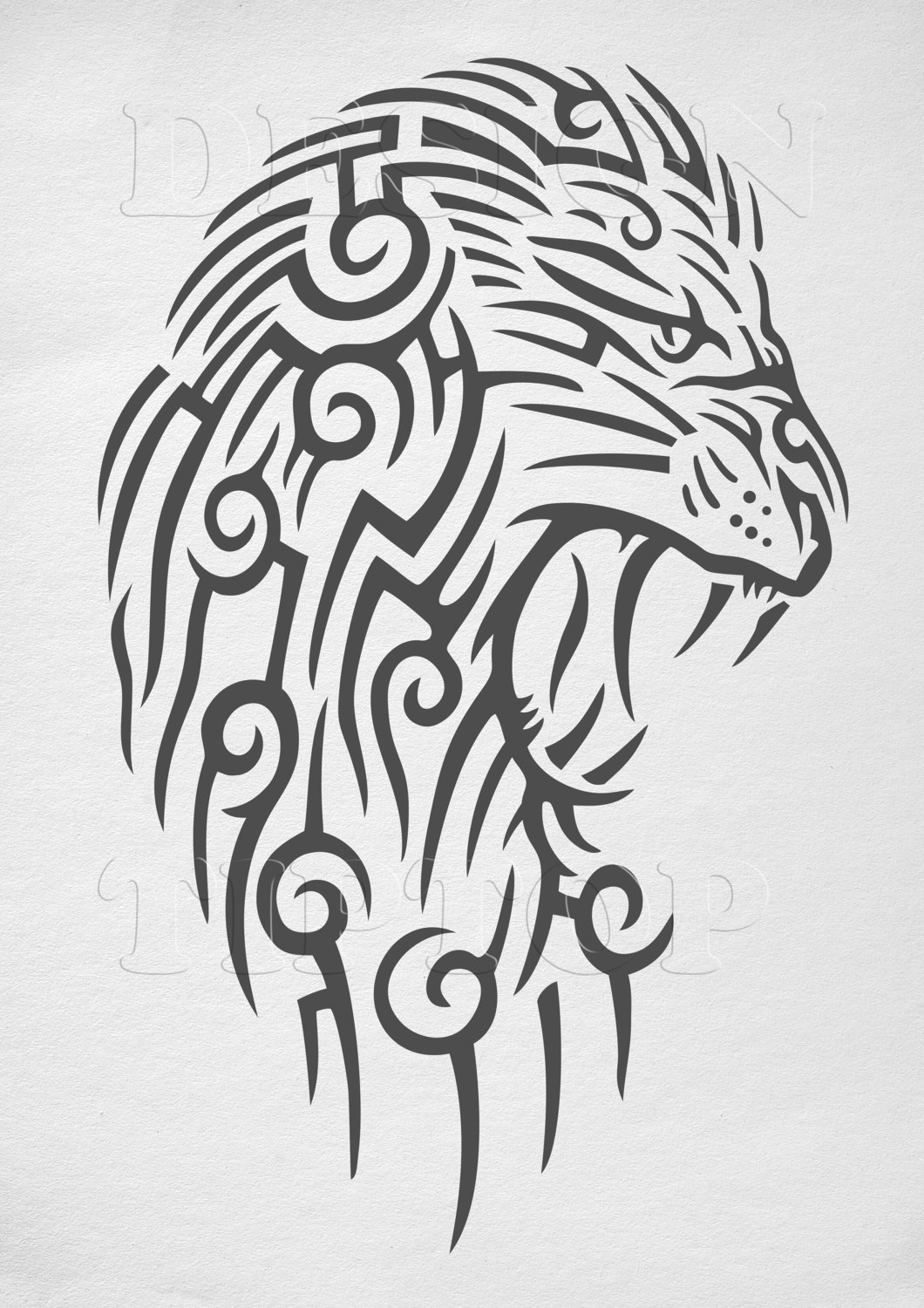 Download Lion SVG lion head vector art files for Cricut Silhouette | Etsy