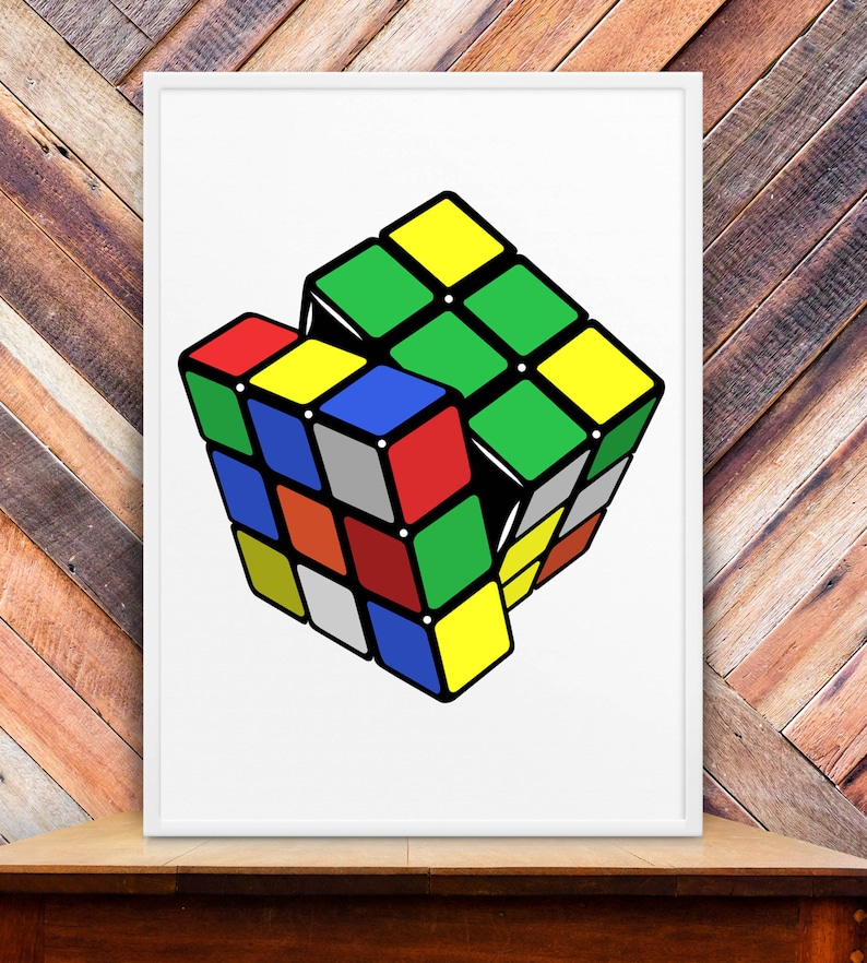 Разные рисунки кубика рубика