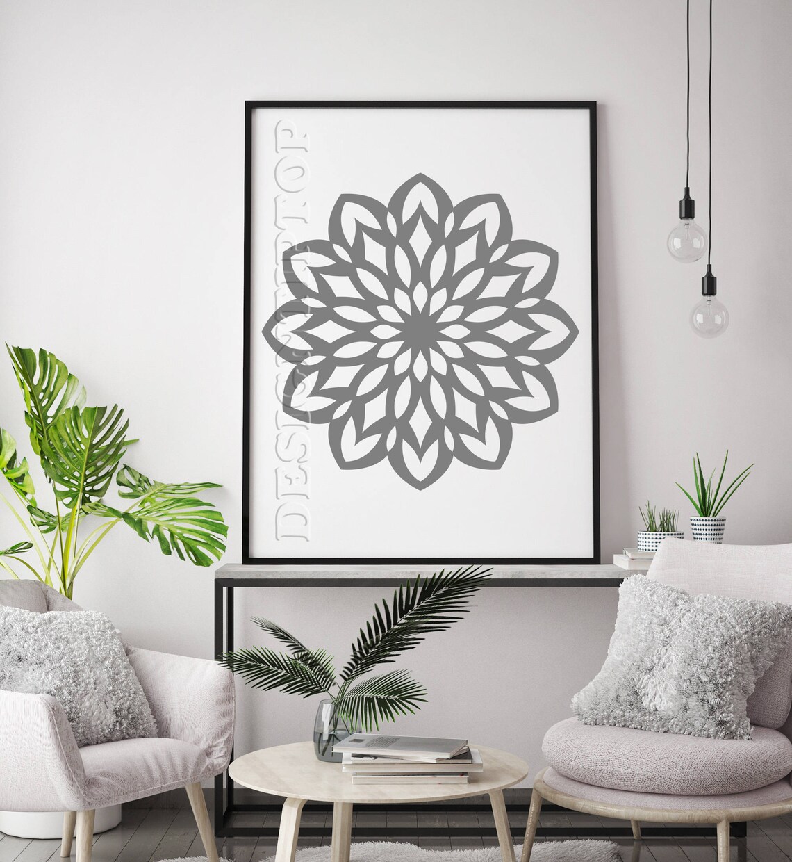 Download 299+ Mandala Wall Art Svg File Include SVG PNG EPS DXF