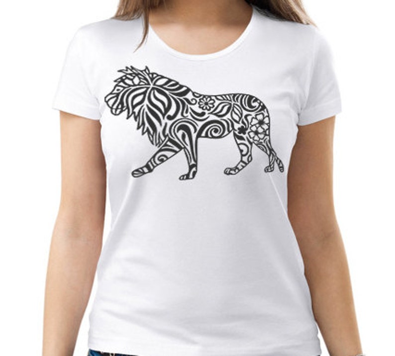 Lion SVG cut file cricut lion stencil Zentangle design | Etsy