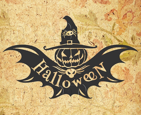 Halloween svg dxf png eps cdr print and cut files | Etsy