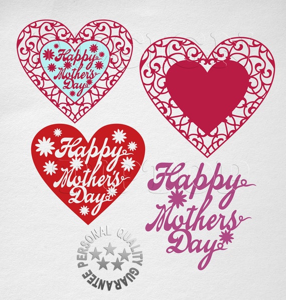 Download Mothers Day Svg Multilayer File For Cricut And Silhouette Etsy