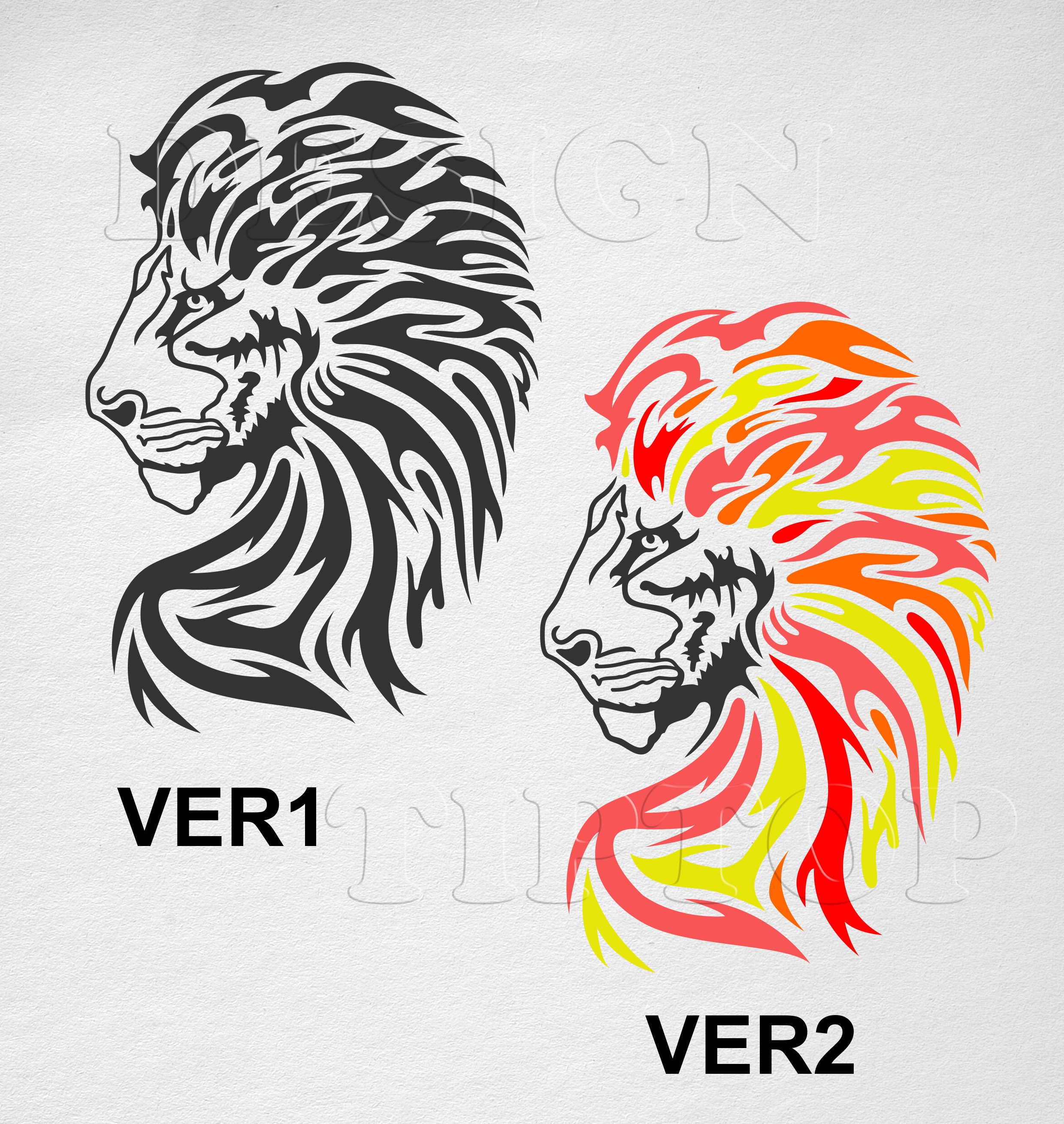 Download Lion Svg Embroidery Designs Lion Shirt Tattoo Design Etsy