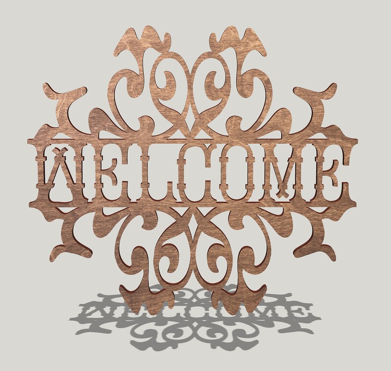 Download Welcome svg file for Cricut laser cutting files DIY wood ...