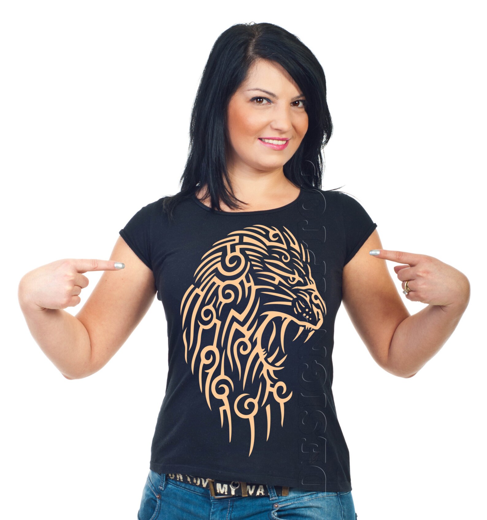 Free Free 265 Cricut Half Lion Face Svg SVG PNG EPS DXF File