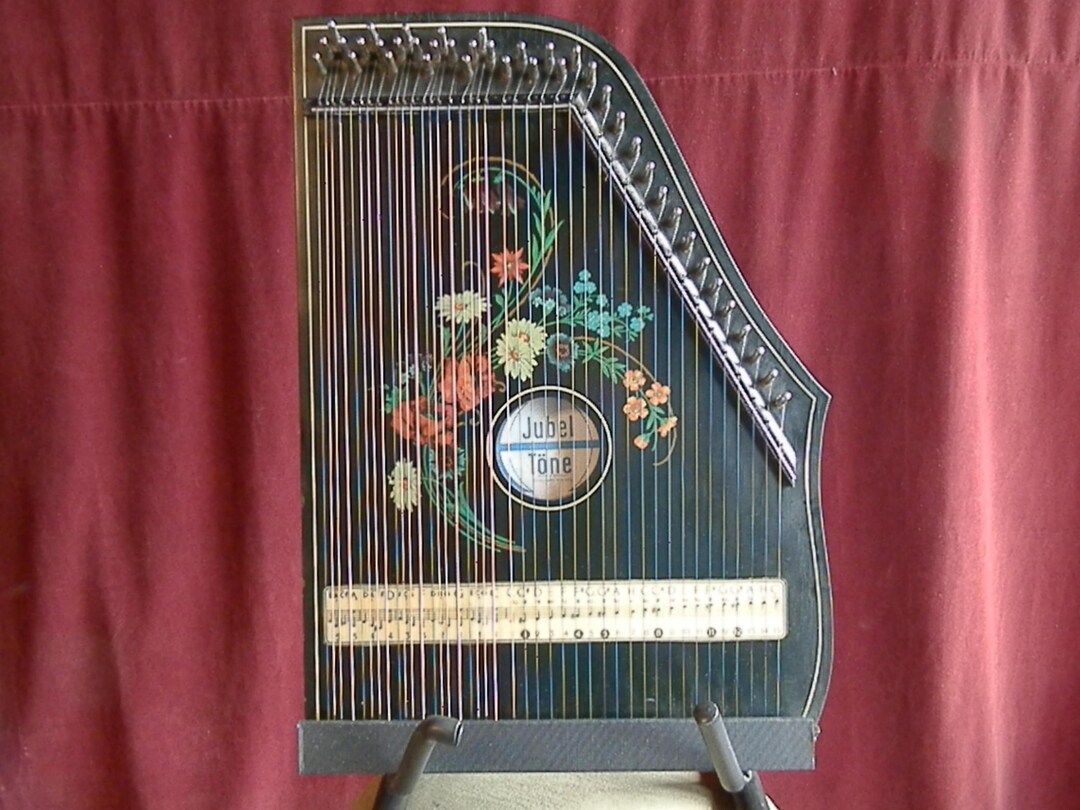 HARPELEIK ZITHER チター ツィター 旧東ドイツ製 アンティーク Antique Zither | Play by Numbers Class Instruments Zither