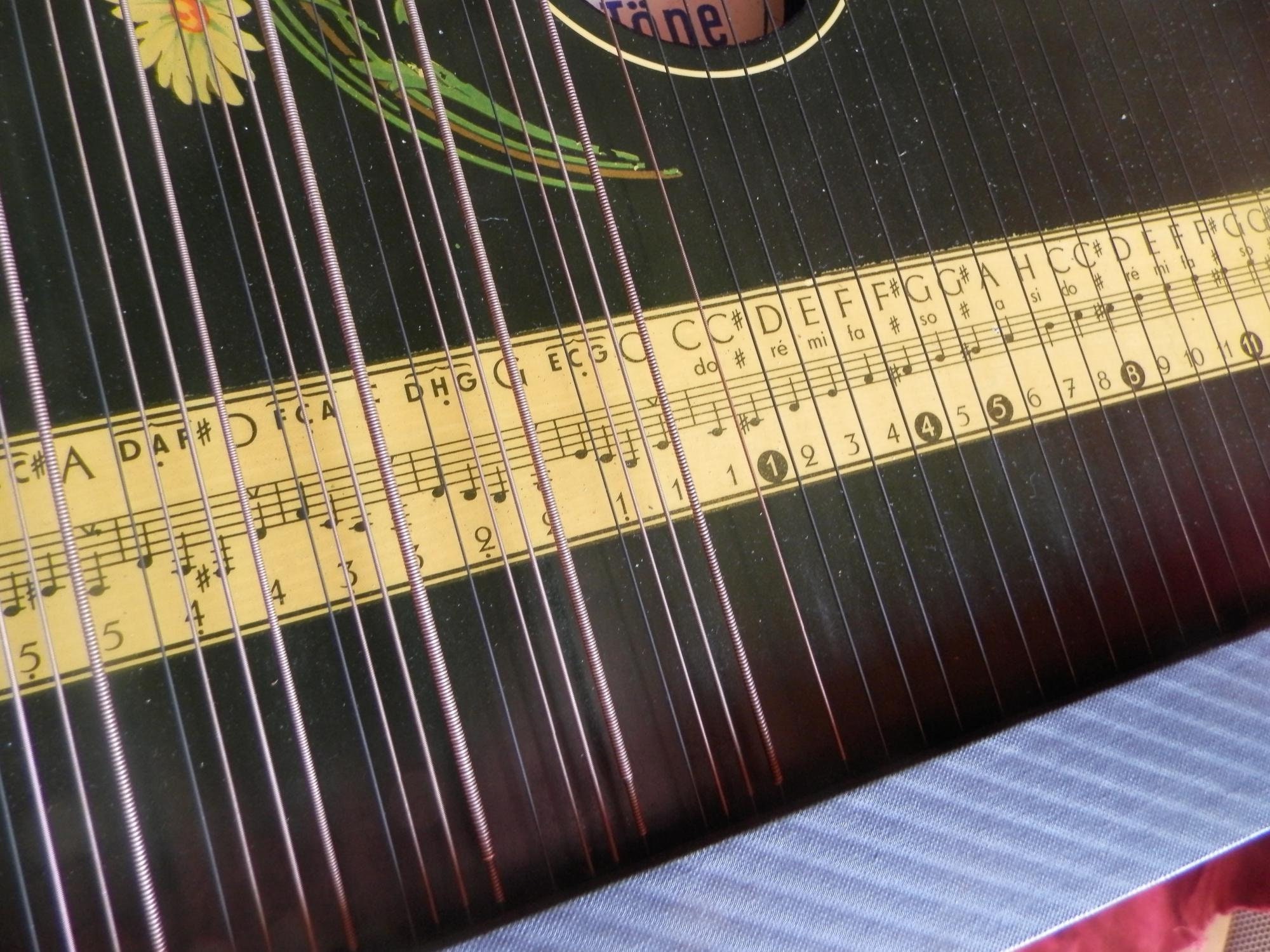Guitar Zither by Jubeltone, 41 strings.